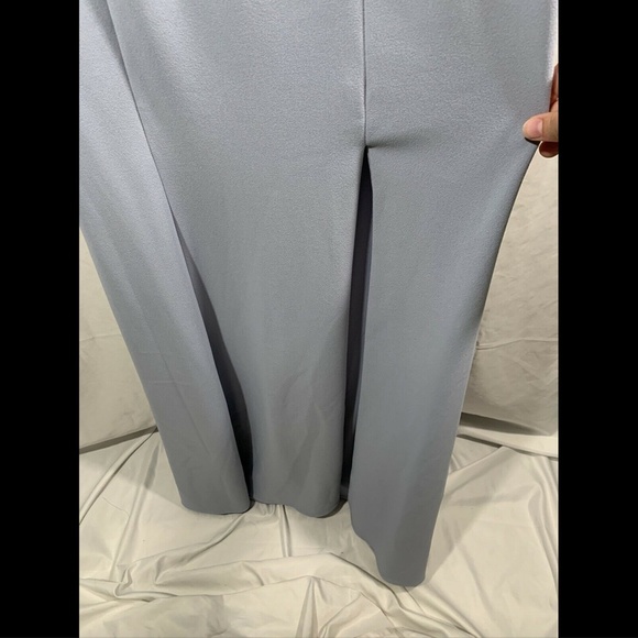 NWT $259 XSCAPE Ruffled Off the Shoulder Gown in Sky Blue‎ [ SZ 6 ] #e914 - Picture 5 of 12